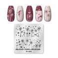 thumbnail image 2 of Valentine's Day Stamping Plate Heart Pattern Nail Art Board Template Stainless Steel Nail Design Printing Stencil Image Plate, 2 of 5