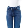 thumbnail image 3 of Jeans bootcut cintura asimetrica /Juvenil, 3869 (Azul medio) azul 1, 3 of 3