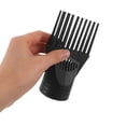 thumbnail image 5 of OULII 2Pcs Black Hair Dryer Comb Attachment Nozzle for Blow Dryer Efficient Styling and Drying, 5 of 6