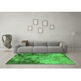 thumbnail image 3 of Ahgly Company Indoor Square Oriental Green Industrial Area Rugs, 8' Square, 3 of 4