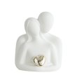 thumbnail image 2 of Estatua de pareja, artesanía artística, adorno de mesa moderno, figura decorativa para sala de estar Blanco, 2 of 9