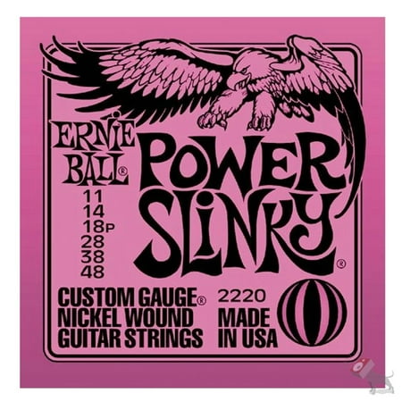 Nickel 12 String Slinky - Ernie Ball 2220 Power Slinky 11-48 Nickel Wound Strings 12 Sets Pack USA Made