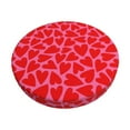 thumbnail image 2 of Lsque Love Heart Round Bar chair cushion covers Velvet Fabric Premium Comfort Protects from Scratches and Stains for 14-17 Inch Chair- 13 inch, 2 of 7