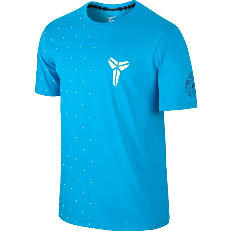 Nike Kobe X Dri Fit Men s T Shirt Blue Lagoon 779215 407 Walmart