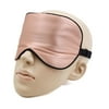 Soft Silk Travel Relax Eyes Pad Sleep Eye Shade Cover Blindfold Pink