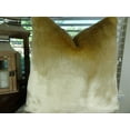 thumbnail image 2 of Thomas Collection Luxury Tissavel Taupe Faux Fur Throw Pillow - 17443, 2 of 5