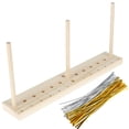 thumbnail image 1 of Yous Fabricante de Lazos Extendido Automático para Coronas de Cinta, Herramienta para Hacer Lazos de Madera con Lazos Giratorios, Fabricante de Lazos para Decoraciones de Fiesta, Lazos para el Cabello, Ramilletes, Coronas Navideñas, Manualidades, 1 of 6