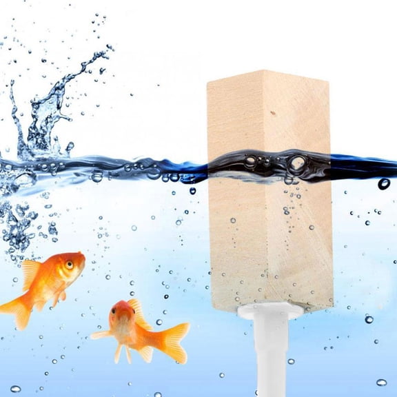 Wood Airstone for Nano Skimmers, 0.16 in Mouth, 2 in Long, Creates Dense Micro Bubbles for Superior Protein Removal, Ideal for Small Saltwater Aquarium Filtration