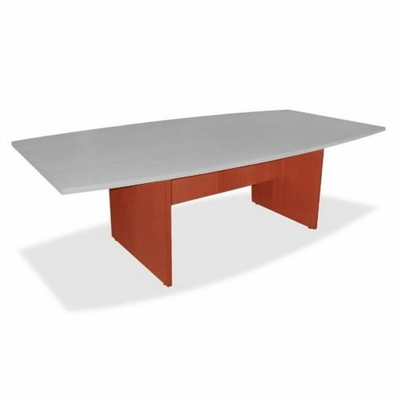 Lorell Essentials Conference Table Base (Box 2 of 2) 2 Legs - 28.50" Height x 49.63" Width x 23.63" Depth - Assembly Required - Cherry, Laminated