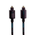 thumbnail image 4 of SatelliteSale Digital Toslink SPDIF Audio Optical Fiber Cable Universal Wire PVC Black Cord 3 feet, 4 of 8