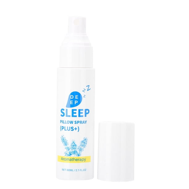 Sleep Pillow Spray para ayudar a dormir rápidamente, reducir el estrés, relajar el cuerpo y la mente, Sleep Pillow Spray Calmar el alivio del insomnio Lavender Sleep Aid Mist Spray 60ml Ecomeon no