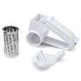 thumbnail image 2 of Zootealy Rotary Cheese Grater Stainless Steel Drum Handheld Multifunction Mini Portable Ginger Vegetable Chocolate Cutter Slicer Shredder, 2 of 8