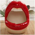 thumbnail image 5 of Cute Lips Ceramic Cigarette Ashtray Creative Personality Mouth Smokeless Ashtray Bracket, 5 of 5