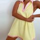 thumbnail image 5 of Vestido liso sin mangas con cuello vuelto y playa informal de verano para mujer Fridja  hjkh4330, 5 of 9