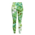 thumbnail image 6 of Renewold Tie-dye Green Womens Yoga Pants with Pockets High Waisted Womens Leggings Fashion Exercise Yoga Leggings Opaque Activewear Lightweight Ankle Leggings, XL, 6 of 8