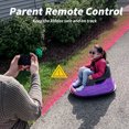 thumbnail image 6 of Outfunny 12V Bumper Car for Kids, Ride on Toys Bumper Car for Toddlers with Remote & Music - Purple, 6 of 10
