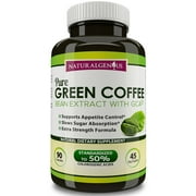 Natural Genius Green Coffee Bean Extract with GCA Fast Weight Loss Supplement Vegetarian Capsules