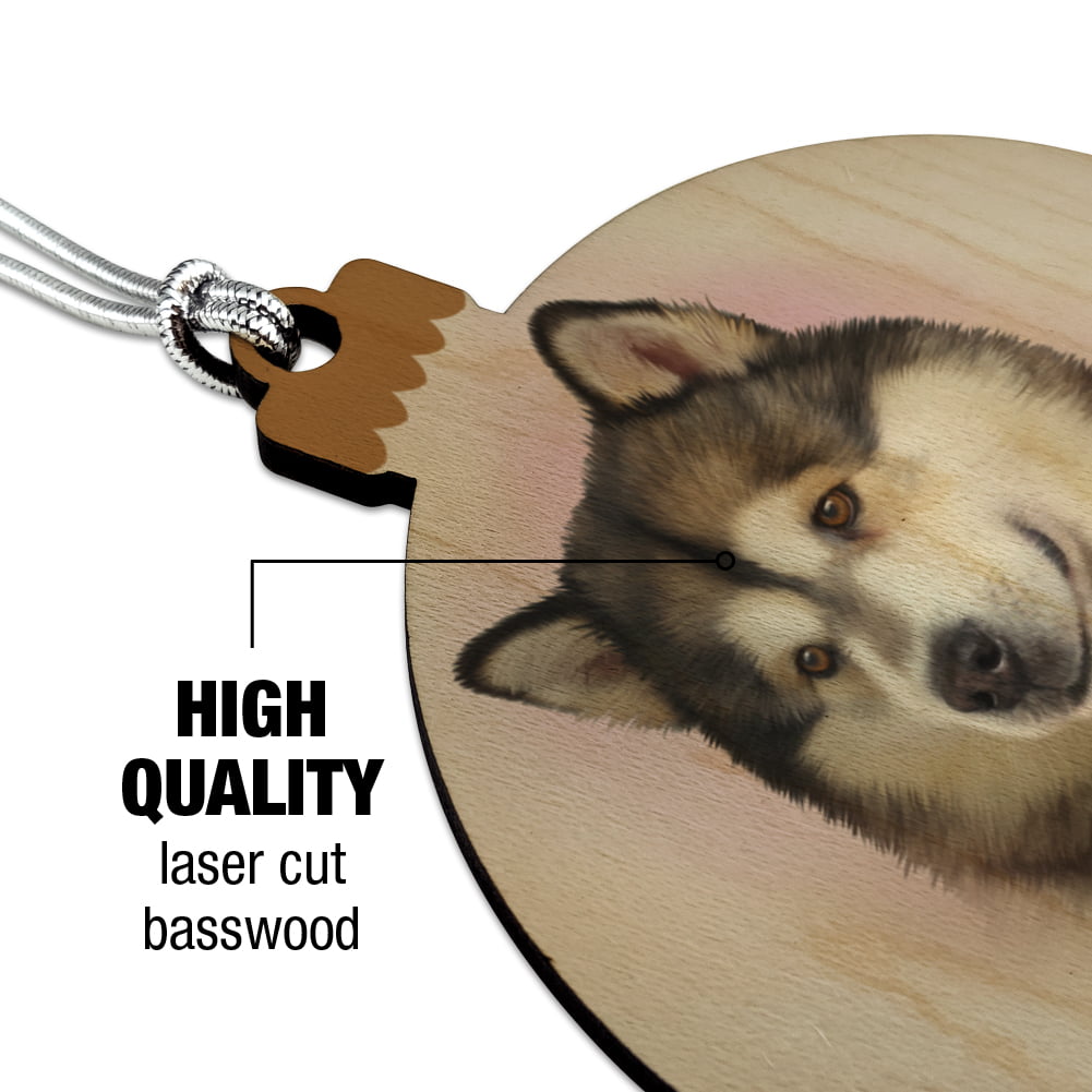EXTRA LARGE Luxury Framed Lap Top Tray Personalised Gift Alaskan Malamute Dog 