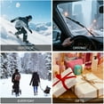 thumbnail image 3 of EALLCO 4 Piece Winter Warm Set Warm Knit Beanie Hat Touchscreen Gloves Cozy Thick Scarf with Thick Socks for Men, 3 of 7