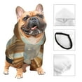 thumbnail image 3 of Honeii Golden Drapes Pillars Clouds Print Small Dog Hoodies Pet Hooded Sweatshirts Fall Winter Puppy Cat Sweaters Warm Clothes for Small Dogs Outfits Costume-X-Small, 3 of 7