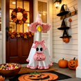 thumbnail image 5 of RUINIXCW Halloween Porch Goose Outfits for 23 inch Cement Plastic Goose Statue Accessories Holiday Porch Goose Clothes Ghost Dress Witch Hat Pumpkin Basket Set Yard Patio Lawn Art Decor (No Goose), 5 of 6