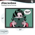 thumbnail image 4 of Stupell Industries Traditional Know Your Secrets Black Floating Frame Canvas Art, 25 x 17, by Andreas Magnusson, 4 of 8