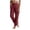 Wine, variant on KPOPLK Woman Within Linen Pants Tall Cotton Linen Elastic Waisted Drawstring Button Casual Summer Cropped Trousers with Pockets Size XXXXL,Dark Gray