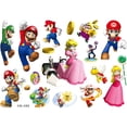 thumbnail image 1 of 1 Hoja Super Mario Pegatinas De Tatuaje Falsos Dibujos Animados Luigi Yoshi Bowser Tatuajes Temporales Para Niños Brazos DIY Colección De Arte Corporal, 1 of 4