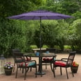 thumbnail image 2 of Northlight 9.75 ft Purple Octagon Market Patio Umbrella, with Hand Crank and Tilt, 2 of 6