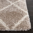 thumbnail image 3 of SAFAVIEH Hudson Shag Jackson Trellis Area Rug, Beige/Ivory, 8' x 10', 3 of 8