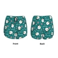 thumbnail image 4 of Disketp Love Dog Print Women's Shorts Workout Shorts for Athletic Gym Running Shorts with Phone Pockets, 4 of 8