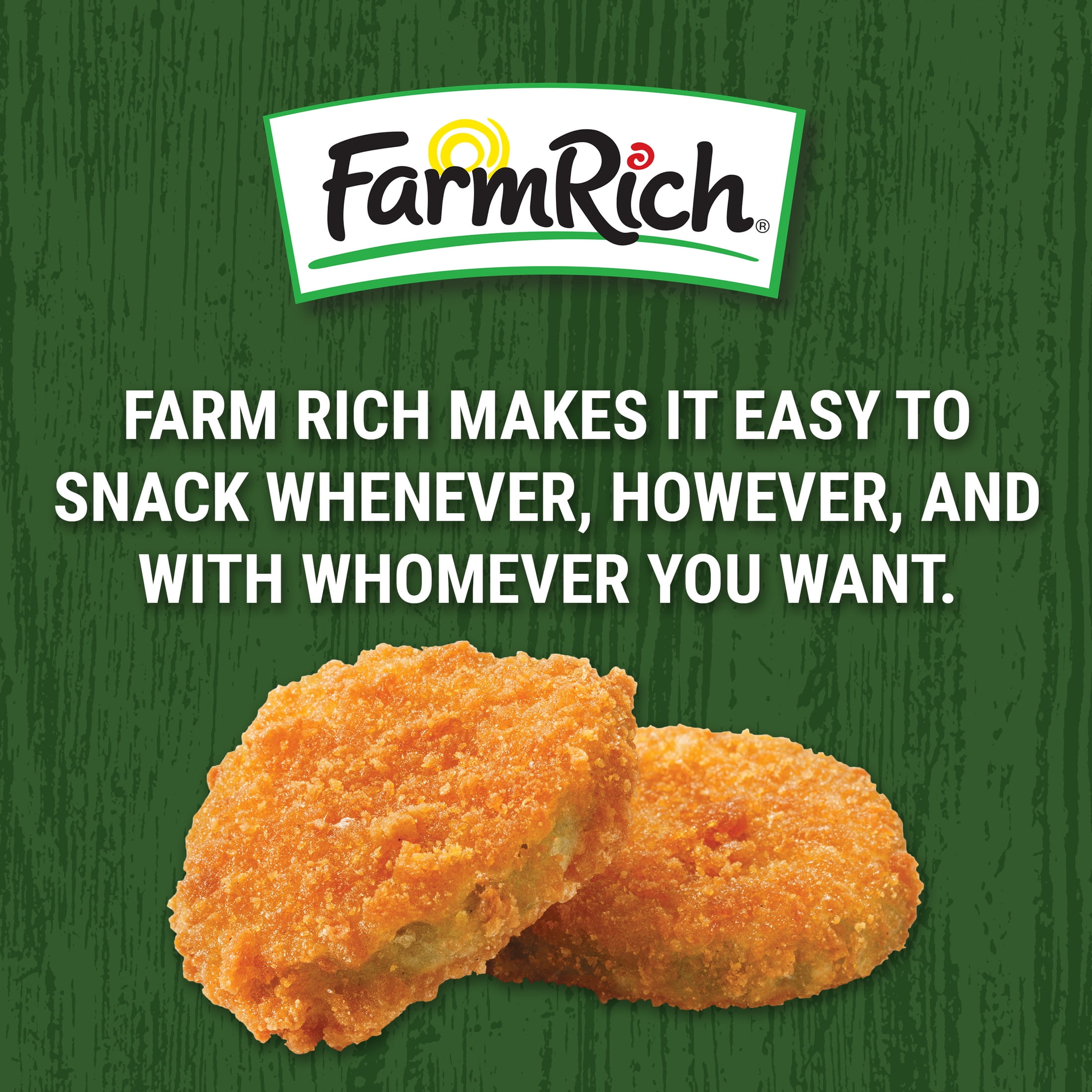 Farm Rich Crispy Dill Pickle Slices, 19 oz (Frozen Snacks and Appetizers)