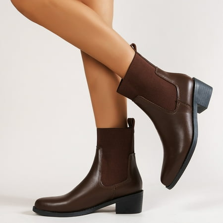 

TIANEK Autumn And Winter Retro Chimney Short Casual Fashion Women Booties