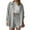 Gray a1, variant on qolati Two Piece Sets for Women Solid 2 Piece Outfits Oversized Button Down Long Sleeve Shirt and High Waist Drawstring Shorts Set 2024 Fashion Texture Lounge Tracksuits