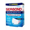 Sea-Bond Secure Denture Adhesive Seals, Original Uppers, Zinc-Free, All-Day-Hold, Mess-Free, 30 Count - 16 Pack