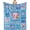 Black5, variant on Just a Girl who Loves Penguins Cute Cartoon Collage Throw Blanket Soft Plush Fleece for Home Decor