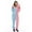 Women's Flag - Pink, variant on #followme American Flag Adult Onesie Pajamas (Women's Flag - Red, Small)
