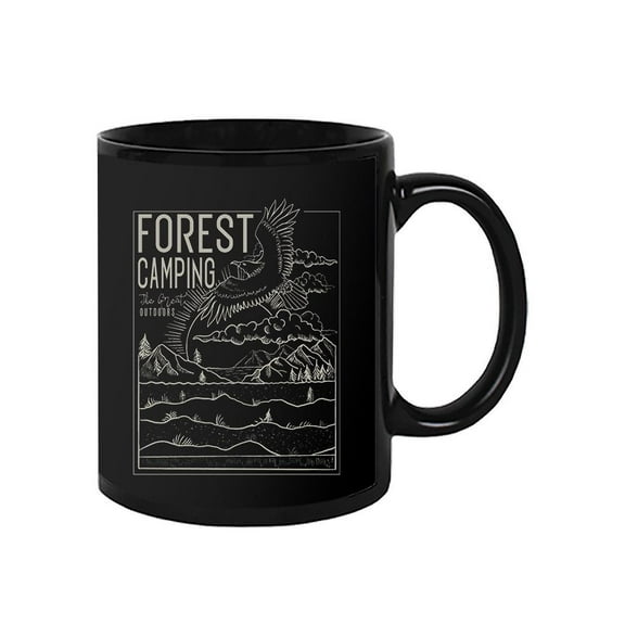 Forest Camping Landscape Mug - Image by Shutterstock,