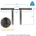 thumbnail image 5 of Mount-It! Sonos Arc Sound Bar TV Mounting Bracket, 5 of 7