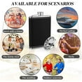 thumbnail image 5 of BlinkLLX 2 Set 8 oz Leather Hip Flasks for Liquor for Men Leak Proof Stainless Steel Drinking Flasks with Funnel Soft Wrap Whiskey Vessels for Wedding Bridesmaid Christmas Gifts, 5 of 7