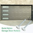thumbnail image 5 of Uxcell 4-Pack Nylon Garage Door Rollers, 1.8" Garage Door Wheels 4.72" Stem, 6200zz for Garage Doors/Flap Doors, White, 5 of 6