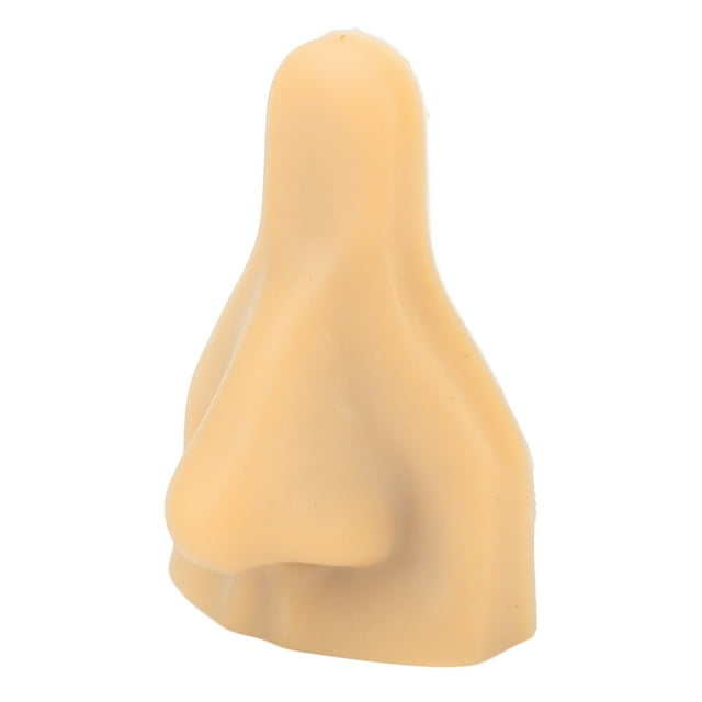 Silicone Flexible Nose Model for Practicing Suture, Soft Rubber Nose Model for Piercing Practice Jewelry Display Teaching Instructions, 3D Flexible Human Body Model for Jewelry