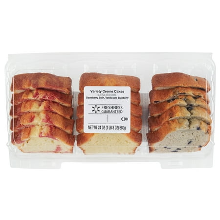 Freshness Guaranteed Variety Creme Cakes, 24oz