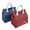 Blue + Red, variant on LELE LIFE 2 Pack Lunch Bag Lunch Box for Women Men, Insulated Lunch Tote Bag Reusable Leakproof Lunch Cooler Bag for Work Travel Picnic, Black + Grey