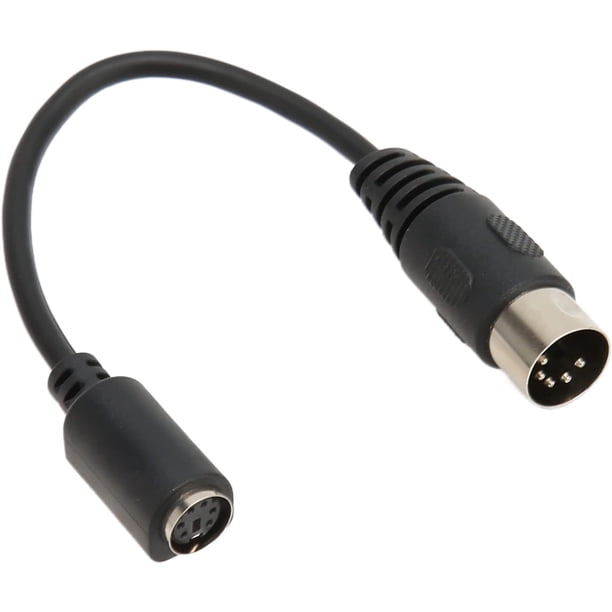 Ps2 Connector Keyboard and Mouse Cable Adapter for PS2, 5 Pin Din Male to 6 Pin Mini ...