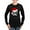 Black, variant on CafePress - Christmas Mustach Women's Long Sleeve Dark T Shirt - Women's Long Sleeve Graphic Tee Casual Fit