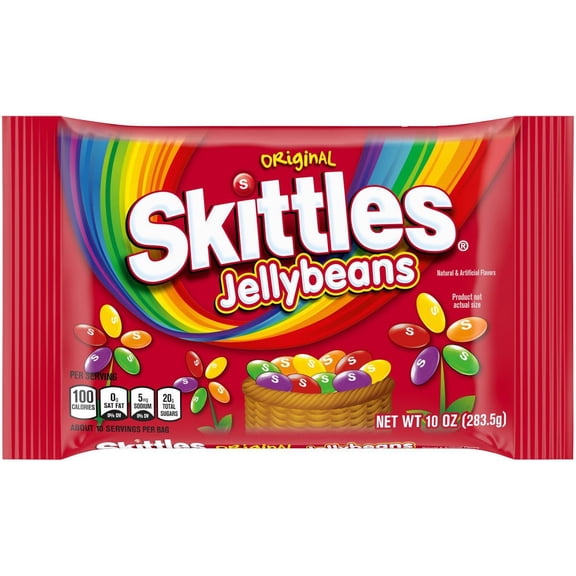 Skittles Original Easter Jellybeans Candy Bag - 10oz - Pack of 2