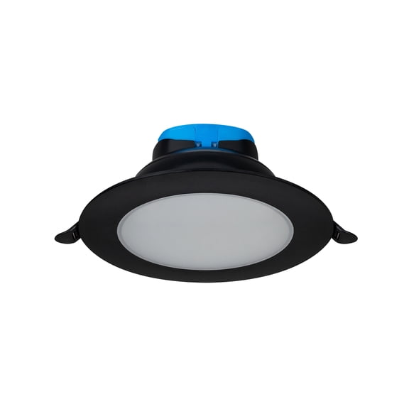 Estevez Luminaria LED para Empotrar PRAKTIK LED 5 Pulgadas, 11 Watts, 3000K, Color Negro