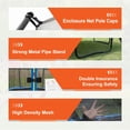 thumbnail image 4 of FDW Trampoline 10 Pi avec Enceinte Trampoline de Mise en Forme Extérieur Rembourrage de Couverture de Ressort en PVC pour Enfants, 4 of 6