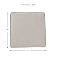 thumbnail image 4 of Sunbrella Outdoor 17 in. Square Chair Pad (2-Pack), Cast Pumice, 4 of 6